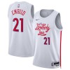 Dres Philadelphia 76ers Joel Embiid 21 Nike 2022-23 City Edition Bijela Swingman